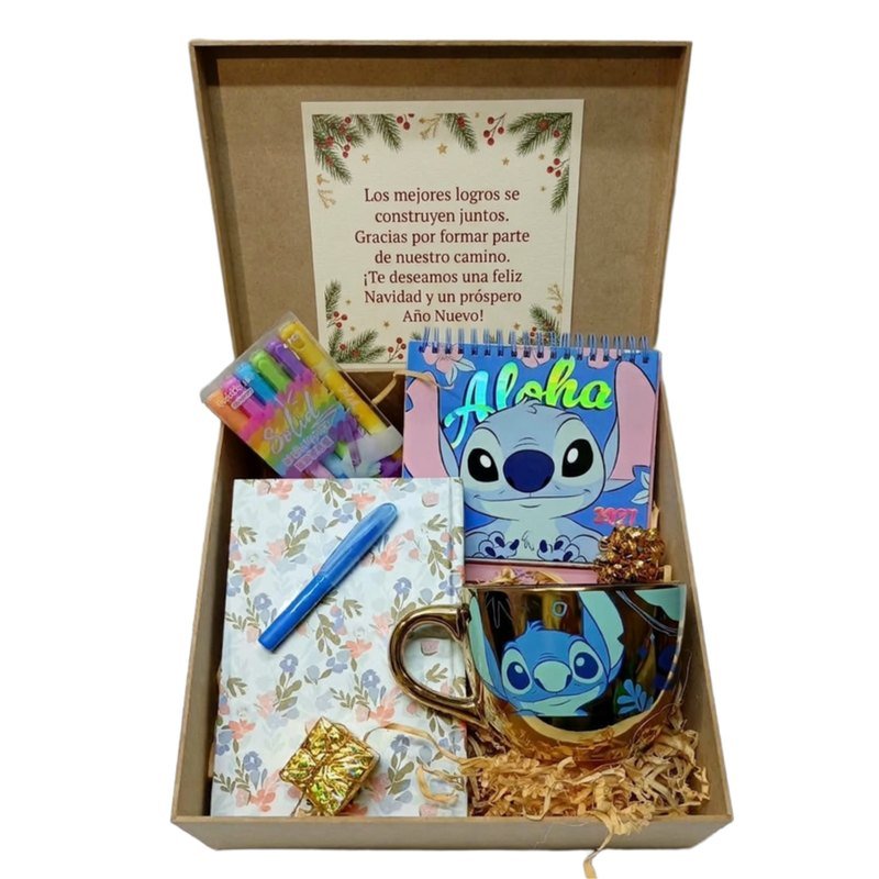 Kit Fantasía: caja de madera con su contenido